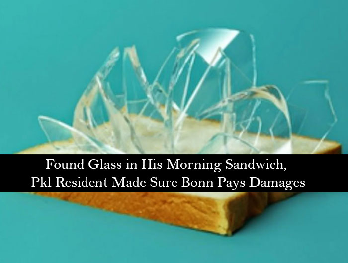 glass in bread