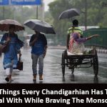 Monsoon season in Chandigarh