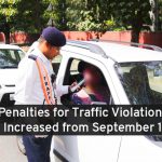 Penalties for Traffic Violations Increased from September 1